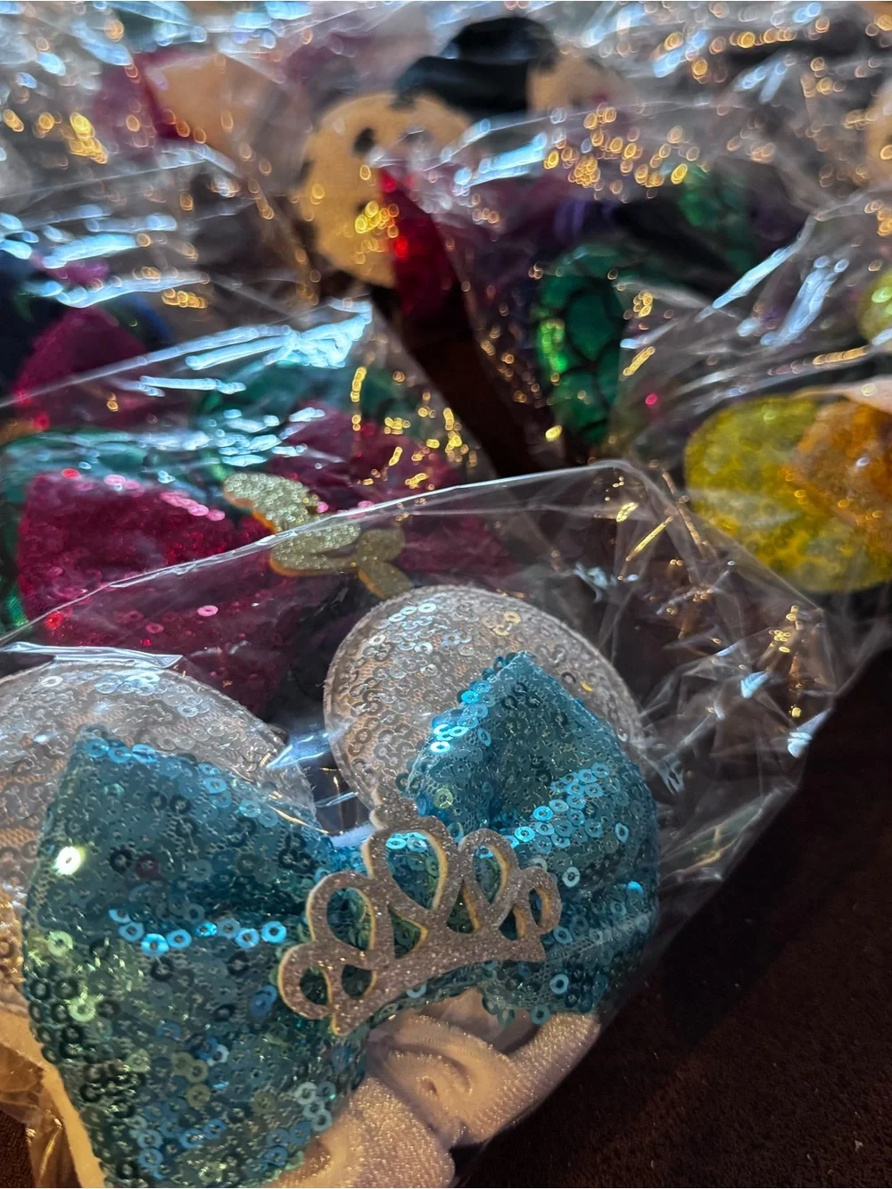 Bulk Lot- 20 Brand New High Quality Minnie Ear Hair Scrunchies-Wholesale Pricing